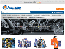 Tablet Screenshot of permatex.nl