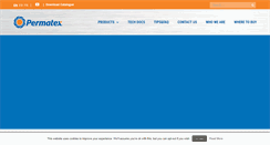 Desktop Screenshot of permatex.eu